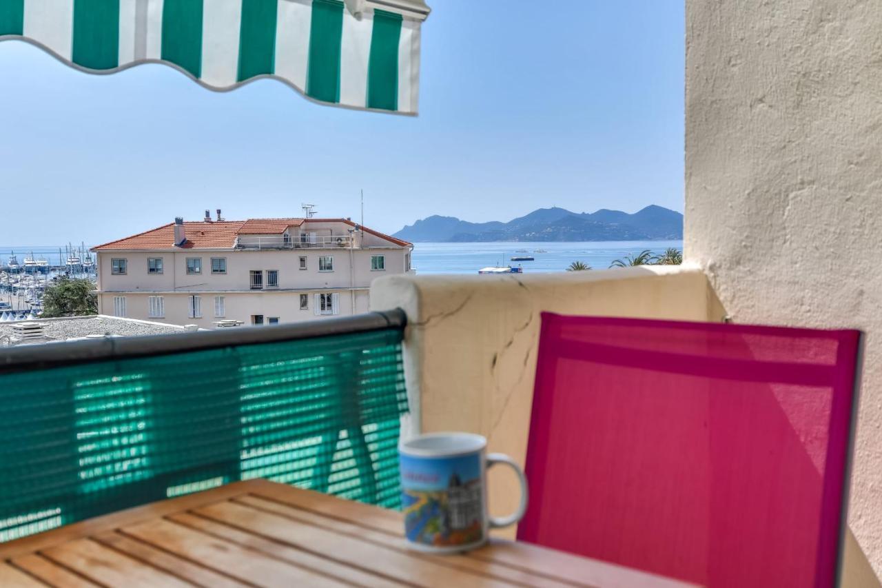 Immogroom - Sea View - Balcony - 5 Min From The Beach - Ac - Wifi คานส์ ภายนอก รูปภาพ