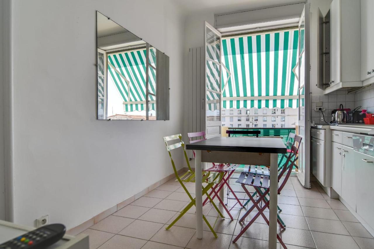 Immogroom - Sea View - Balcony - 5 Min From The Beach - Ac - Wifi คานส์ ภายนอก รูปภาพ