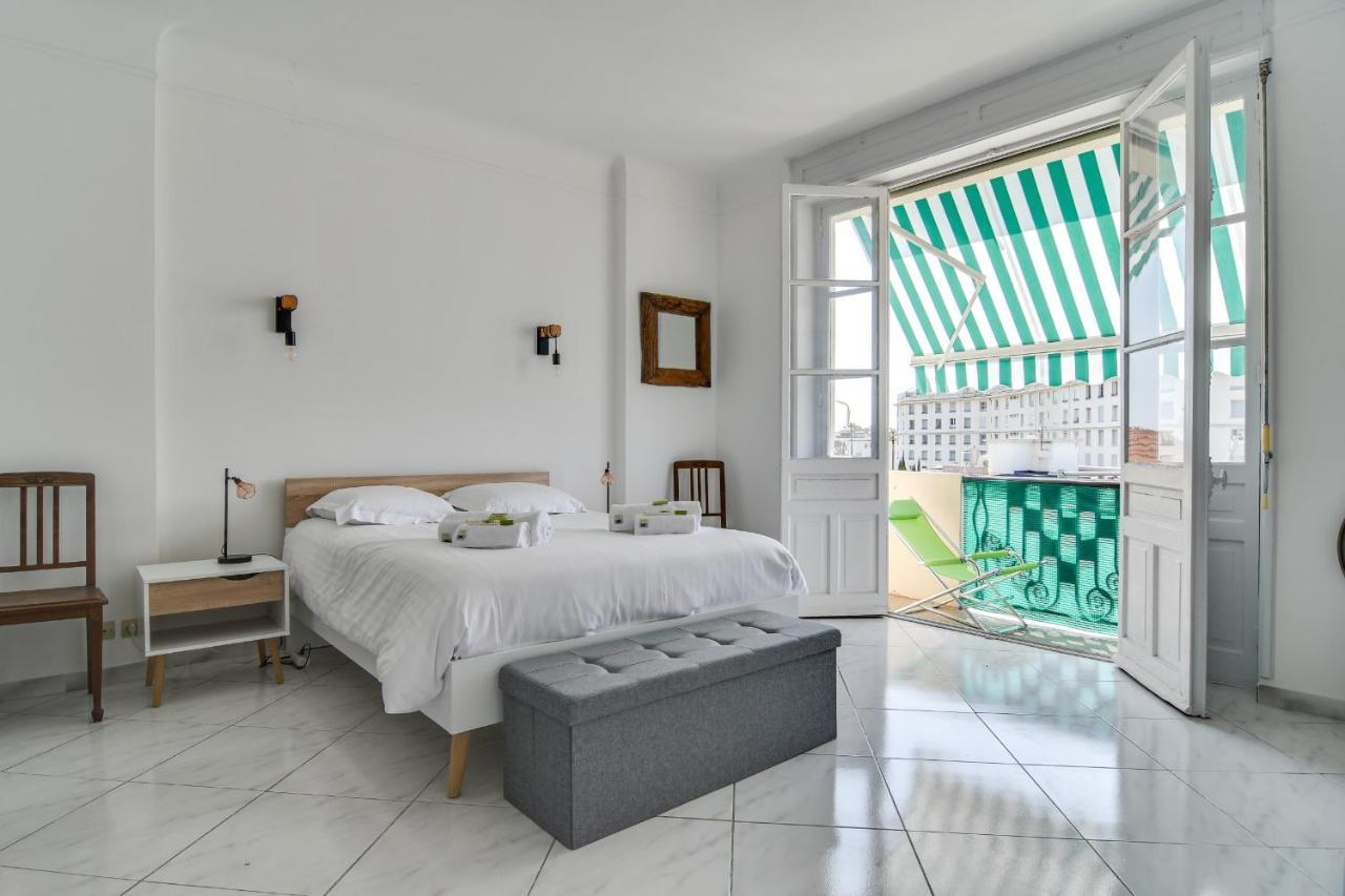 Immogroom - Sea View - Balcony - 5 Min From The Beach - Ac - Wifi คานส์ ภายนอก รูปภาพ